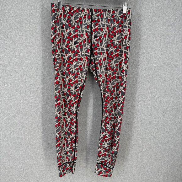Burton Womens DryRide Base Layer Pant Legging Size S Red Black Matchstick Snow - Picture 1 of 12